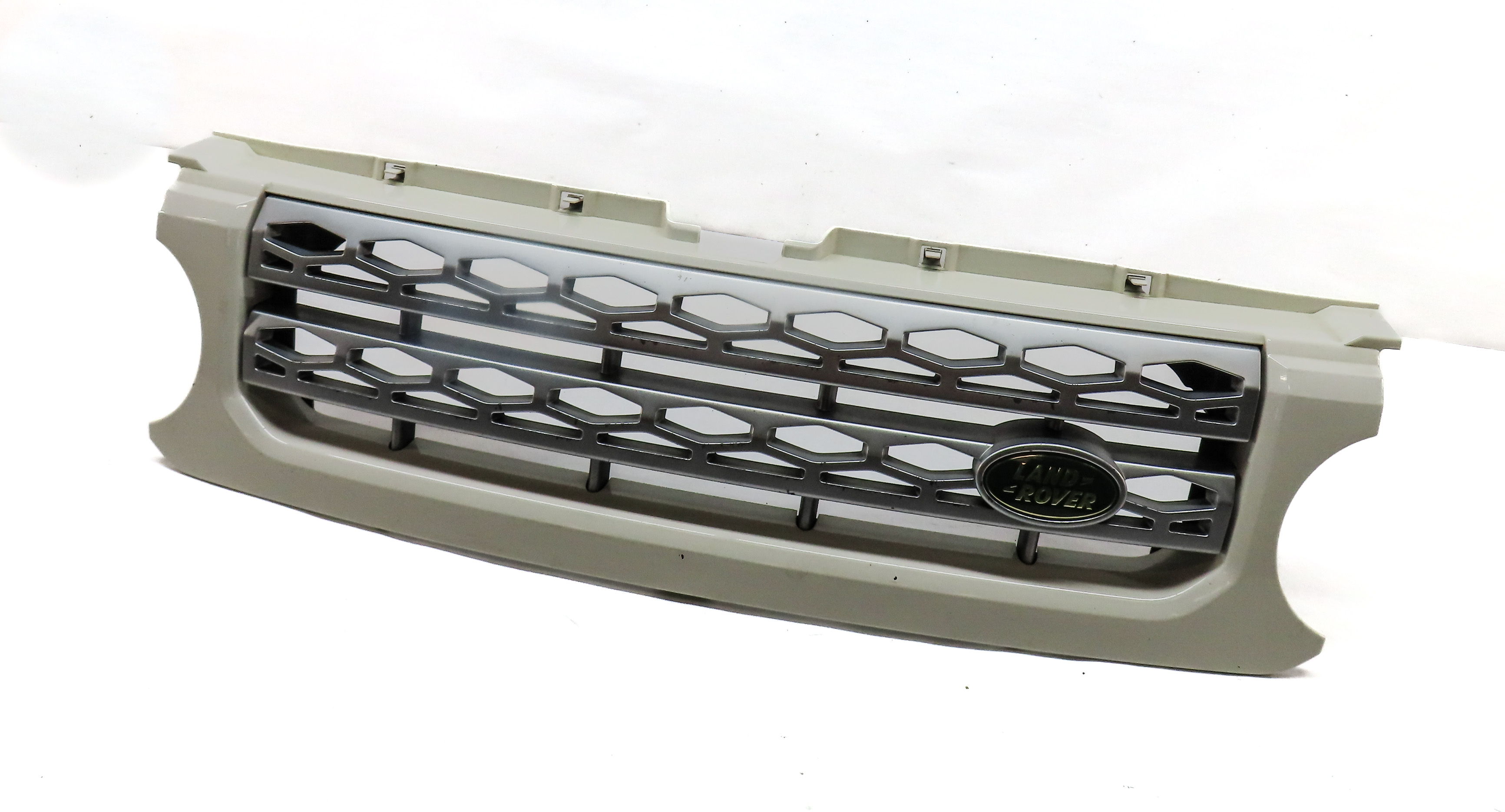 2010-2013 LAND ROVER LR4 - FRONT UPPER HOOD CENTER AIR VENT GRILLE (White) — exact item pictured